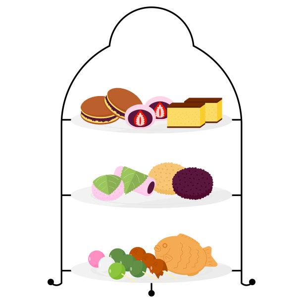 下午茶套装日本糖果图片下载