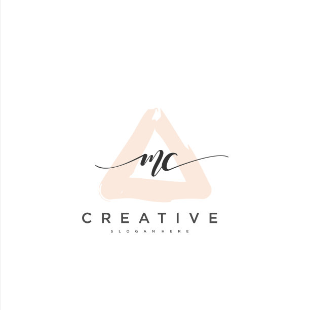 MC初始手写极简几何标志图片下载