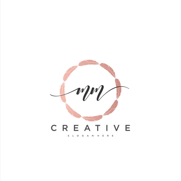 初稿手写极简几何logo图片下载