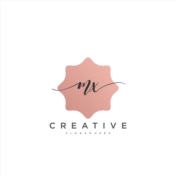 Mx初始手写极简几何标志图片下载