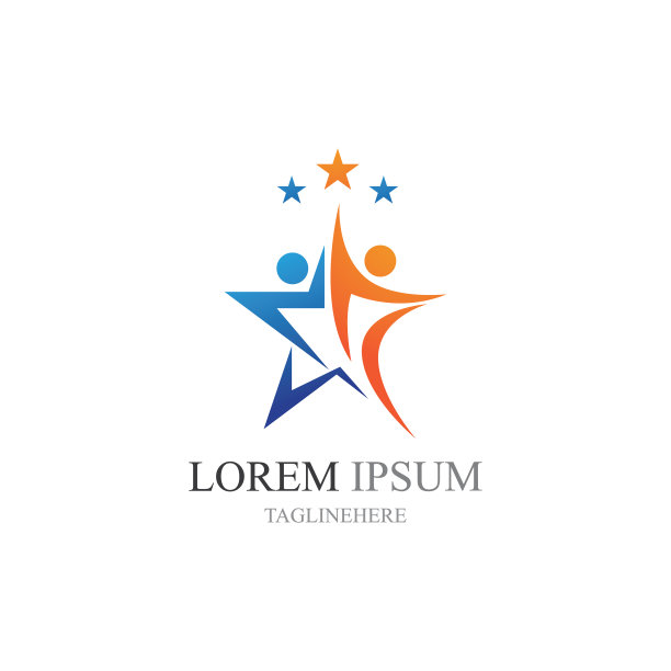 明星成功人士标志模板图片下载