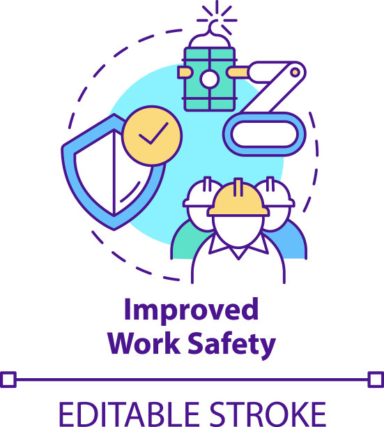 改进安全生产概念图标图片下载