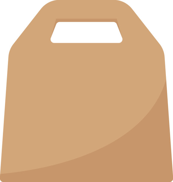 纸袋图标设计模板图片下载