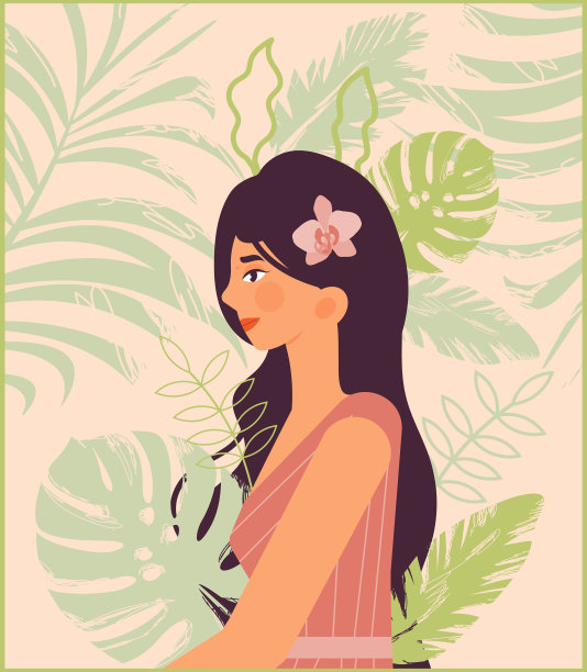 热带夫人概念图片下载