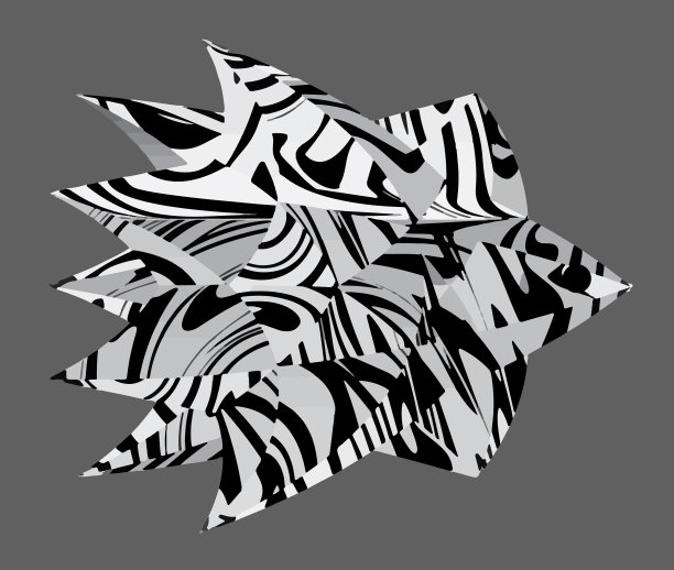 异域鱼设计元素抽象图片下载