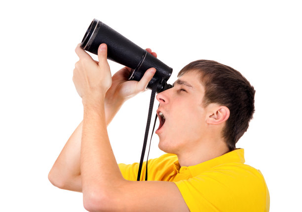 戴单片眼镜的年轻人图片下载