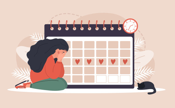 女性经期日历时间表图片下载