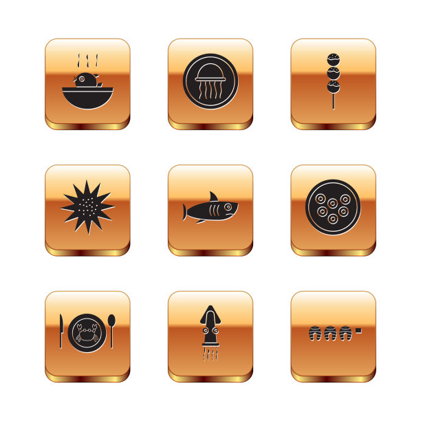 把河豚鱼汤盛在盘子里盛螃蟹图片下载