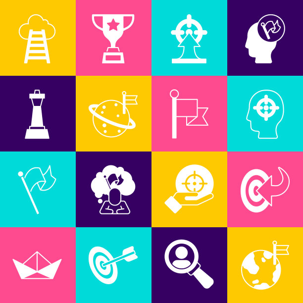 设置行星与旗帜目标头狩猎月亮图片下载