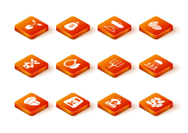 集咖啡豆装满种子种植风车图片下载