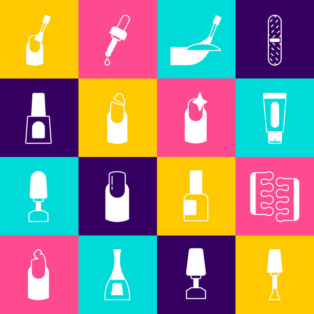 为修脚管设置指甲油脚趾分离器图片下载