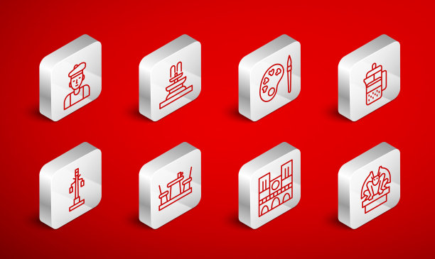 在基座喷泉油漆上设置线条滴水嘴图片下载