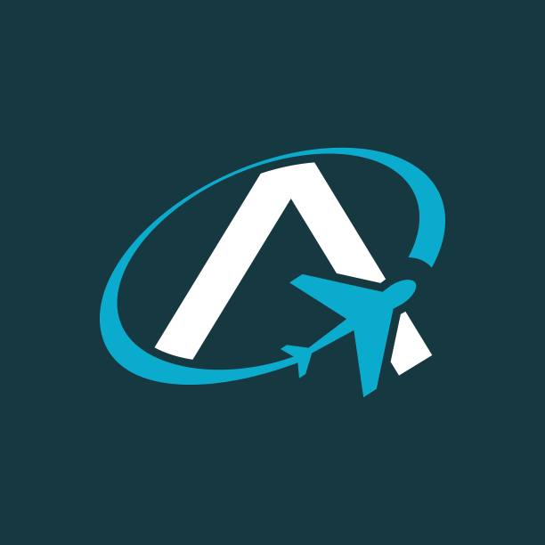 字母A和平面标志图片下载