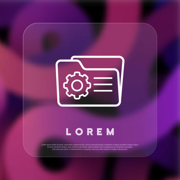 个人概要文件图标。医药数据配置文件图标。Glassmorphism风格。矢量线图标的业务和广告图片下载