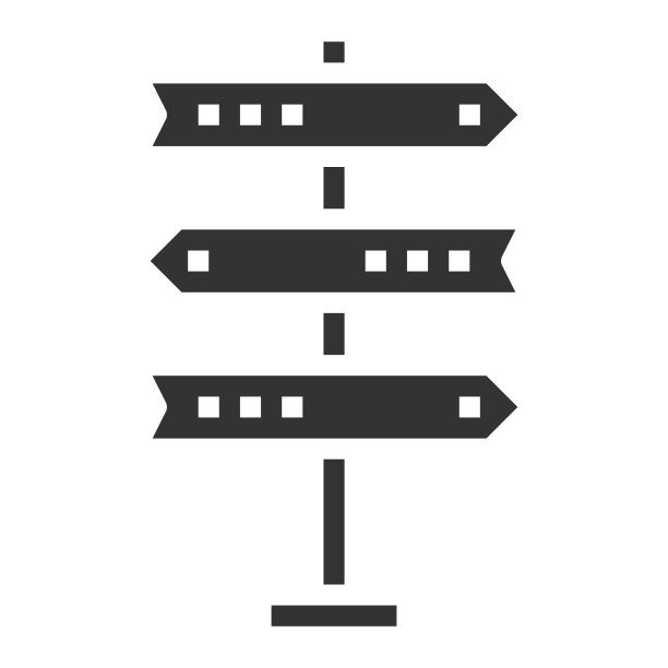 方向图标矢量商业符号图片下载