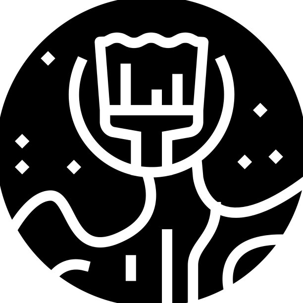 染色硬木地板字形图标图片下载