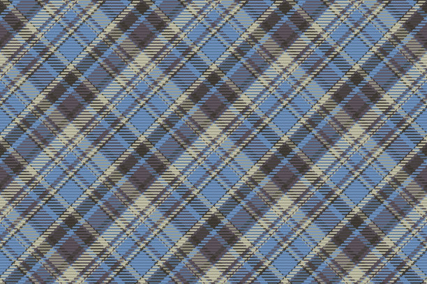 无缝图案的苏格兰格子图片下载