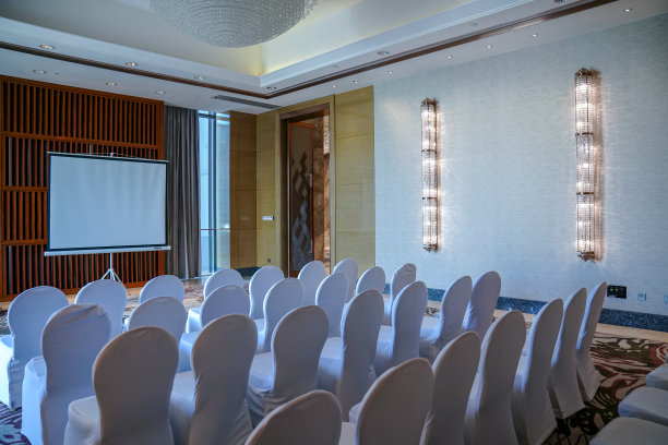 酒店会议室内部。图片下载