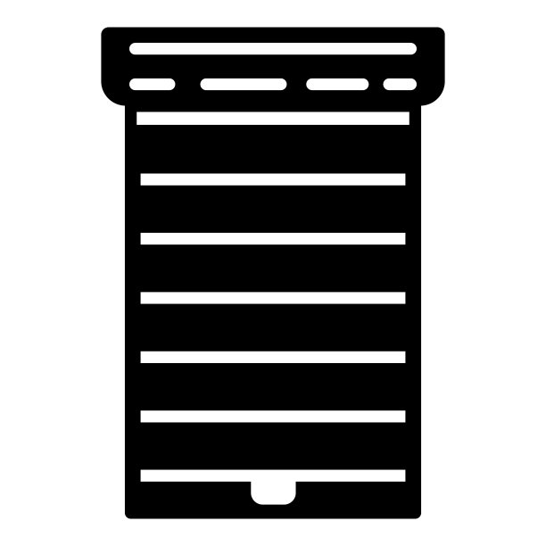 外部建筑窗户上的平面图标孤立图片下载