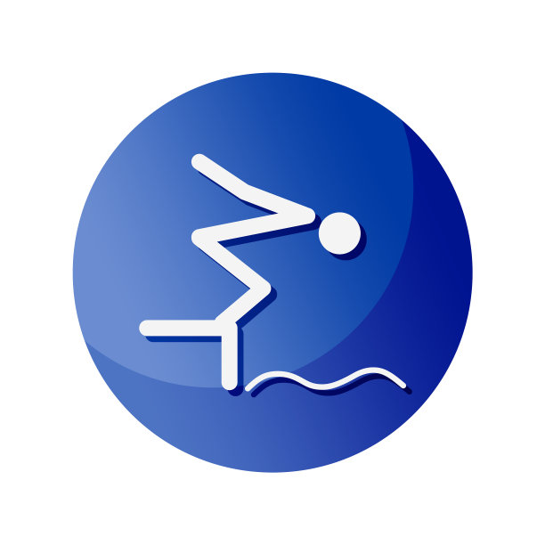 跳跃图标是一个象征，致力于体育和图片下载