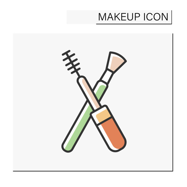 睫毛膏刷色图标图片下载