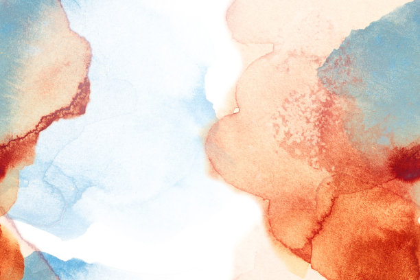 抽象表现主义无缝图案与水彩泼洒在白色背景。现代滴画风格。画刷纹理装饰。图片下载