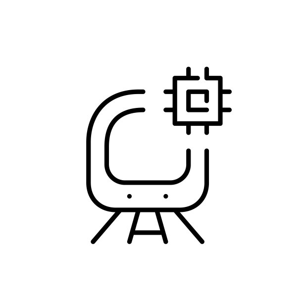CPU芯片的地铁。像素完美，可编辑的笔画线图标图片下载