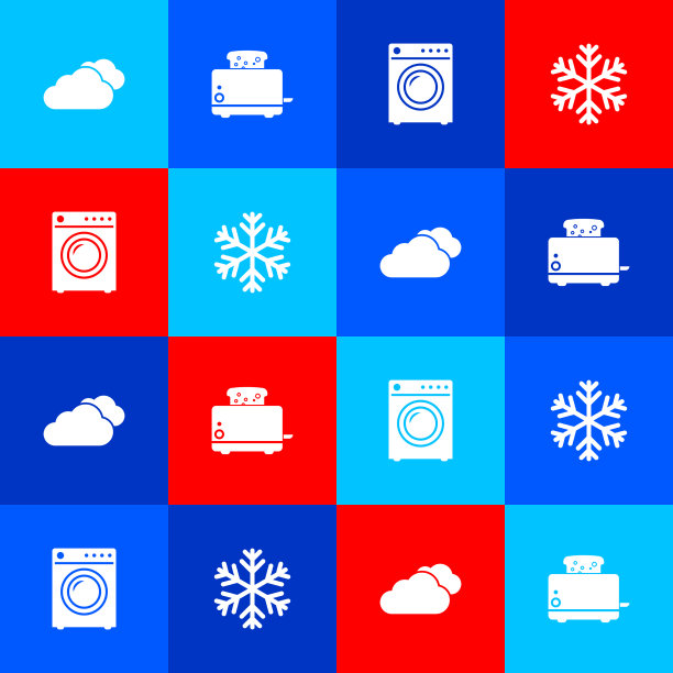 设置云烤面包机与烤面包机和洗衣机图片下载