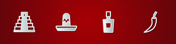 设置奇琴伊察玛雅墨西哥宽边帽图片下载