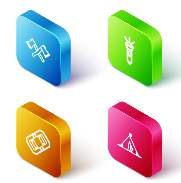 设置等距线交叉木斧手电筒图片下载