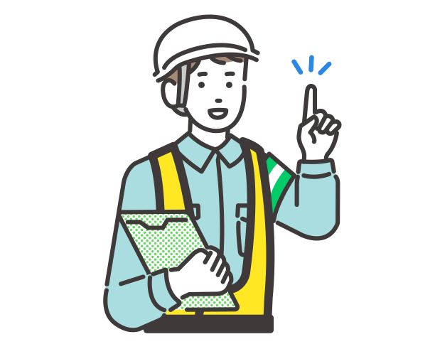 交通维护人员矢量插画材料，可用于标题/汽车/建筑/安全图片下载