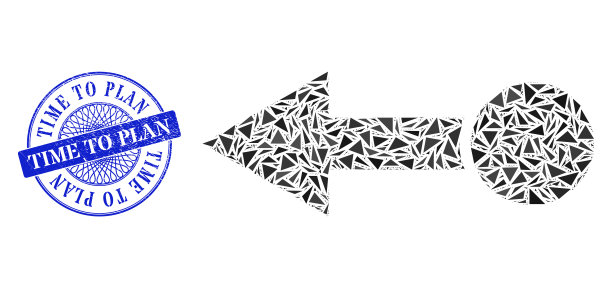 纹理时间计划邮票和三角形拉左图片下载