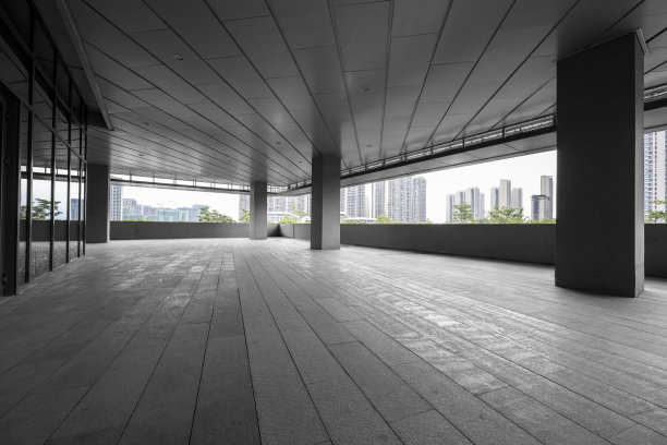 城市建筑的开放空间图片下载