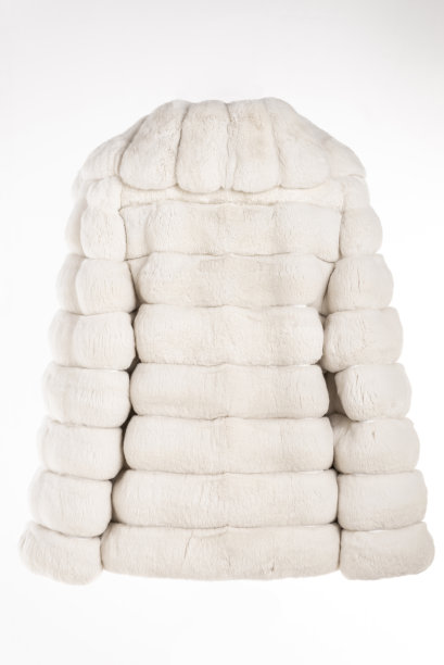 昂贵的皮草大衣收藏在人体模型上。图片下载