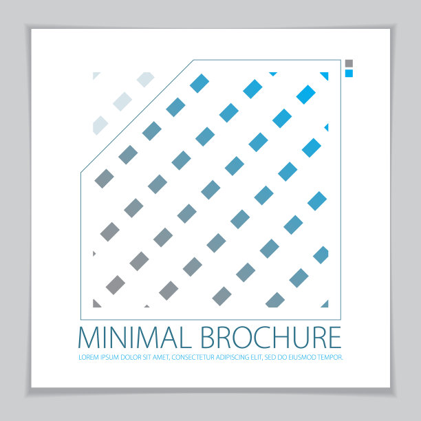 背景传单与几何图案图片下载