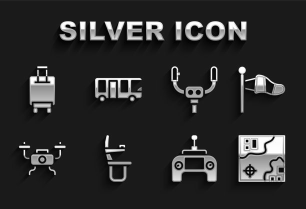 设置飞机座椅锥气象风向标志图片下载