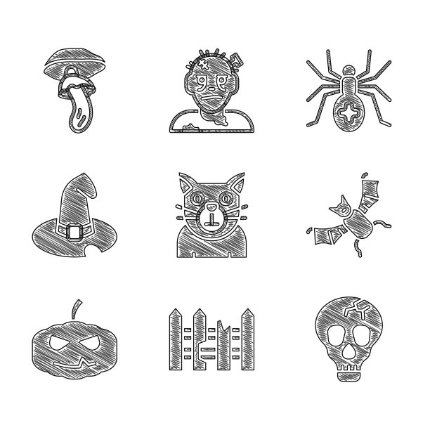 设猫花园篱笆木头骨飞蝙蝠图片下载