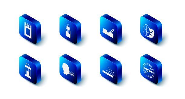 将烟液瓶烟灰缸与香烟固定图片下载