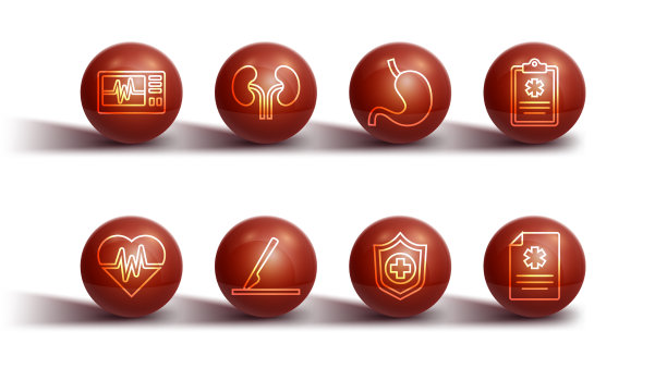 设置线监测心电图心率图片下载