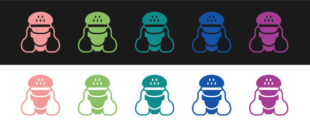 设置出租车司机图标隔离黑白图片下载