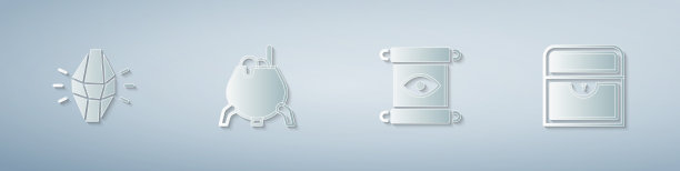 设置魔法石女巫大锅卷轴和图片下载