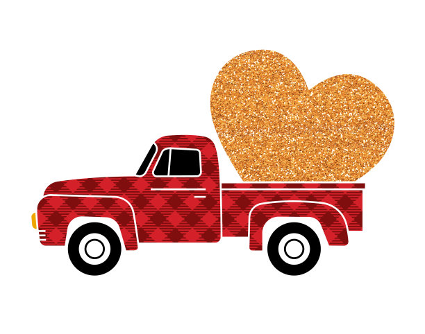 一辆老式卡车图片下载