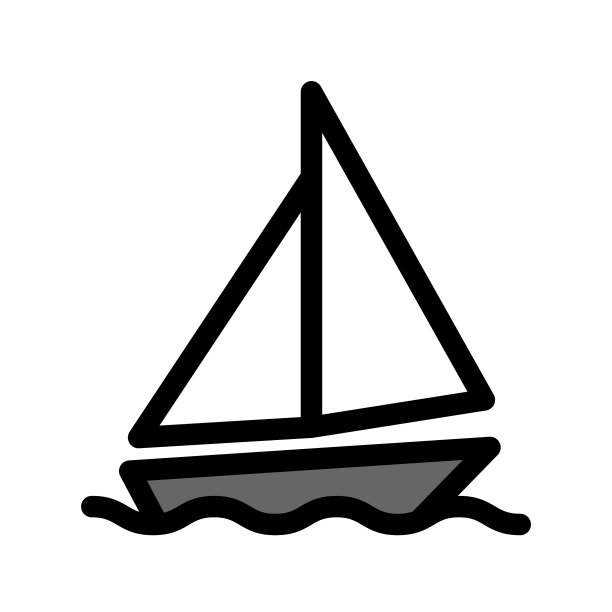 游艇图标图形图片下载