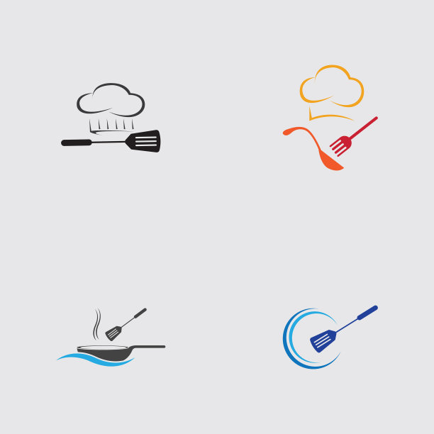 烹饪标志标志设计模板图片下载