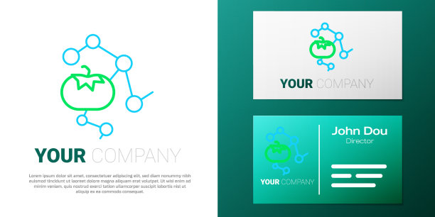 Line转基因食品图标孤立上图片下载