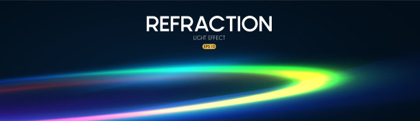 未来彩光效果圈霓虹灯图片下载