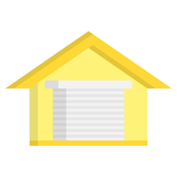 车库图标设计模板矢量插图图片下载