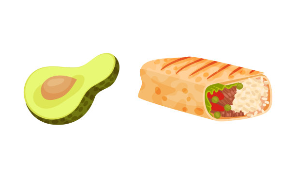 墨西哥传统食物玉米卷图片下载