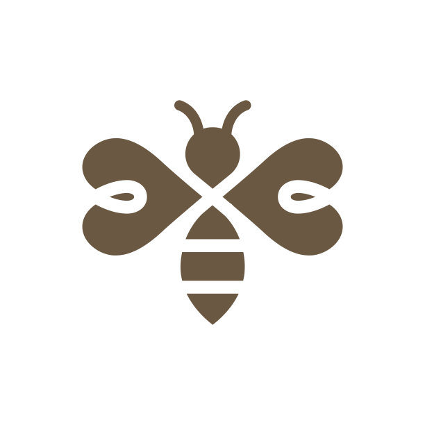 蜜蜂黑色矢量图标图片下载