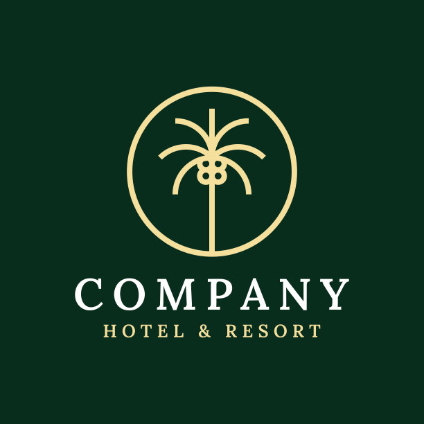 皇家棕榈标志设计图片下载